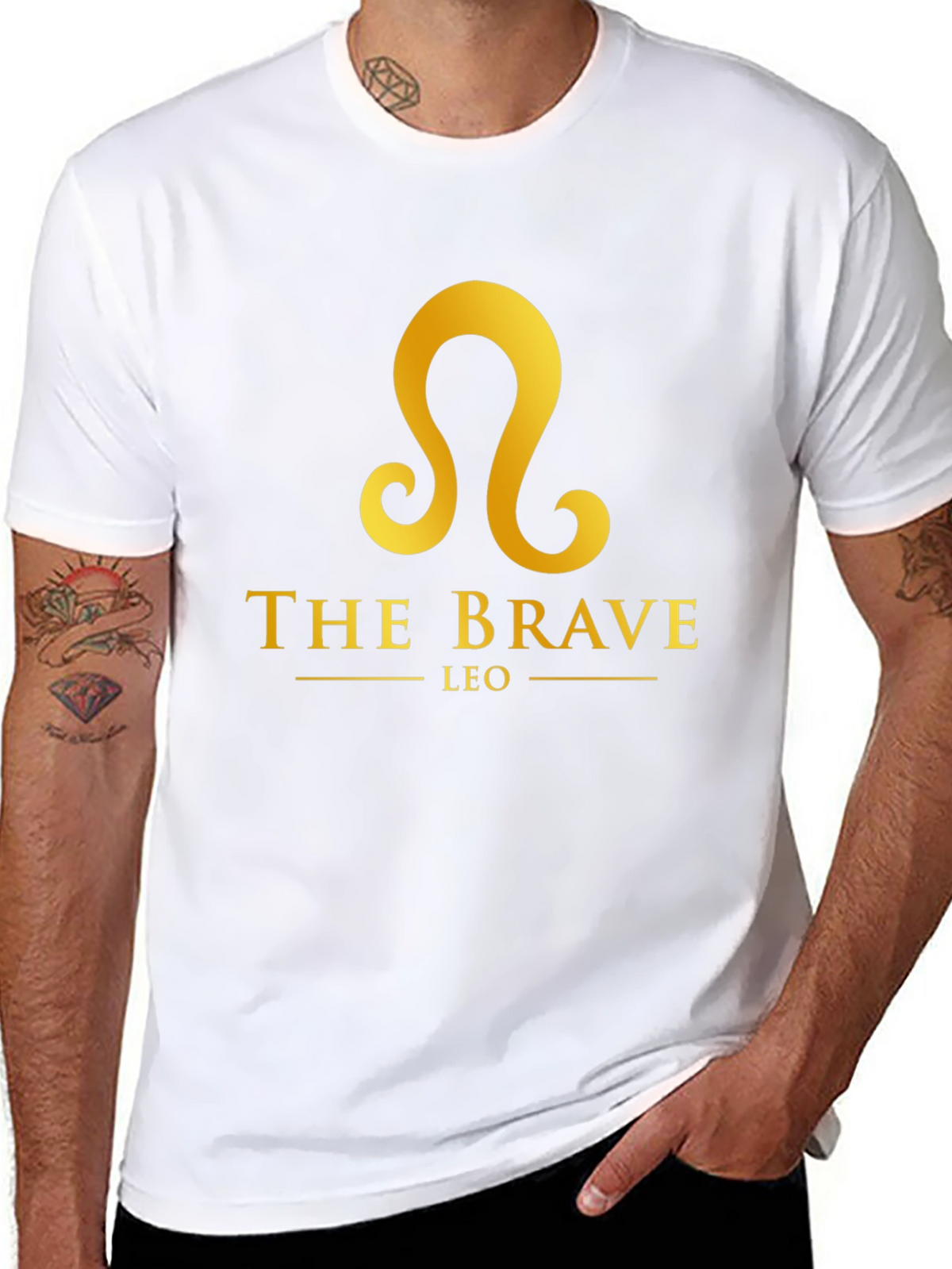 The Brave Leo T-Shirt - Zodiac Sign Tee