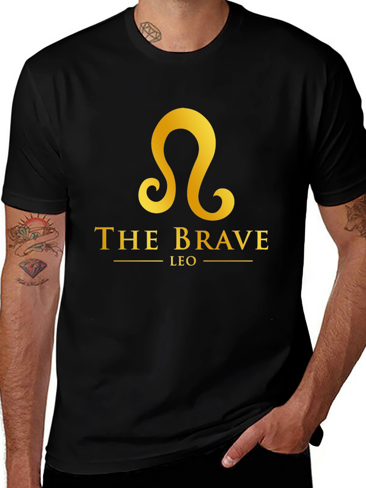 The Brave Leo T-Shirt - Zodiac Sign Tee