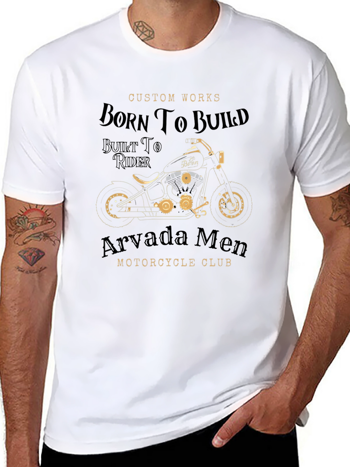 Born to Build Motorcycle Club T-Shirt
