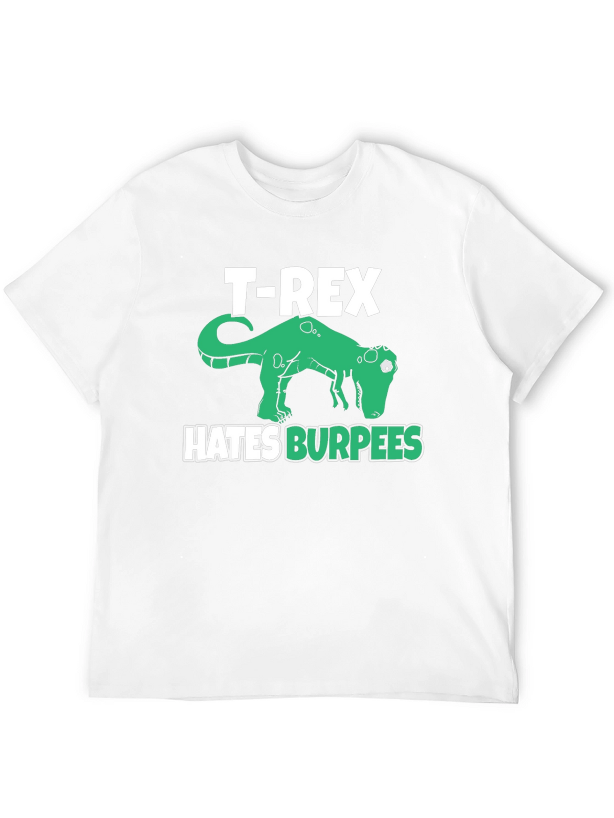 T-Rex Hates Burpees Funny Workout T-Shirt