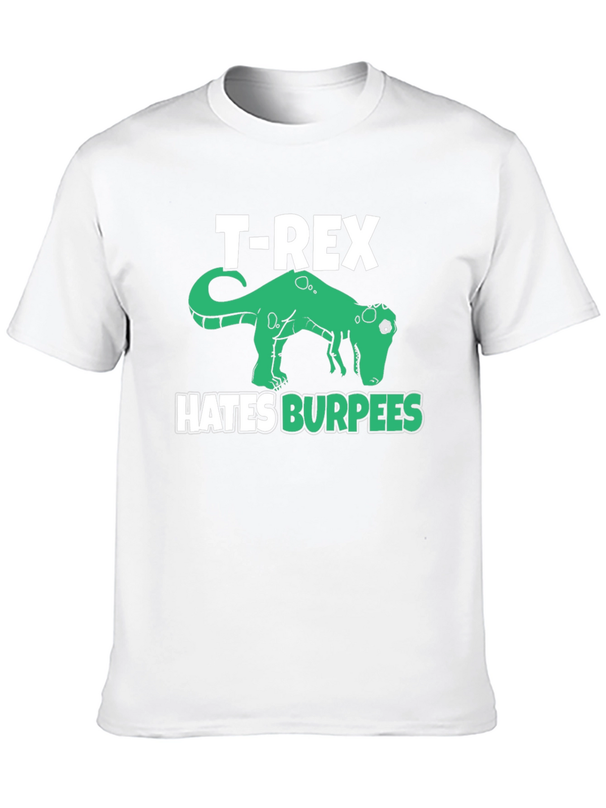 T-Rex Hates Burpees Funny Workout T-Shirt