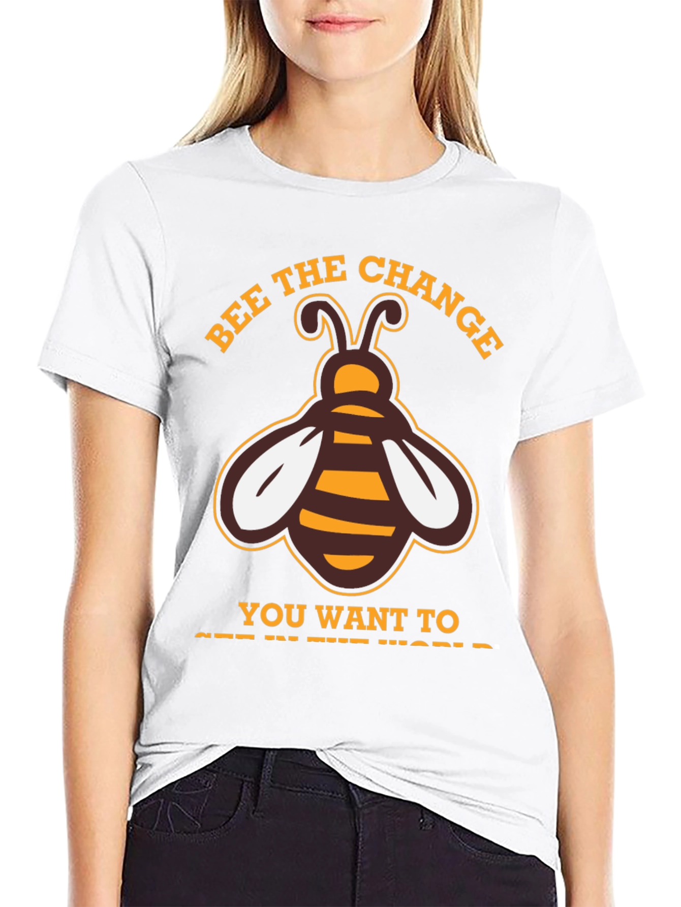 Bee the Change T-Shirt - Positive Message Tee