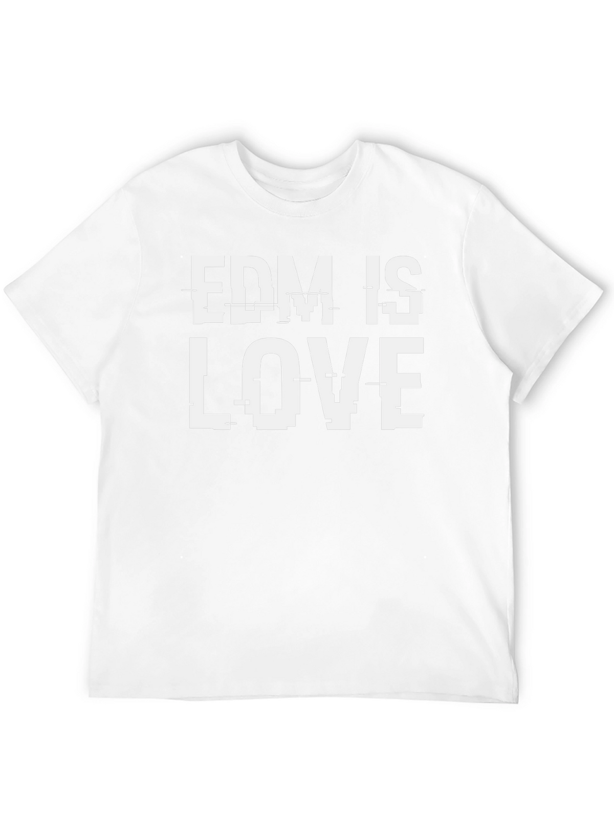 EDM is Love Black T-Shirt