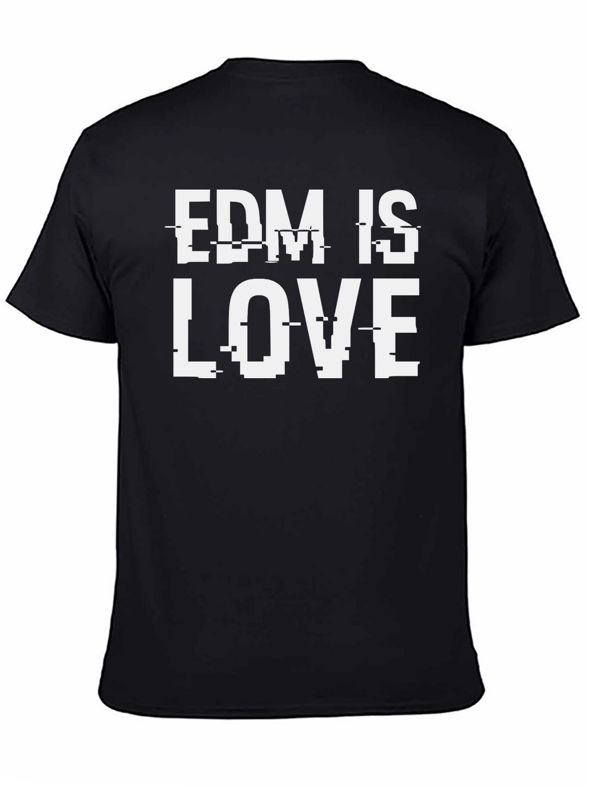 EDM is Love Black T-Shirt