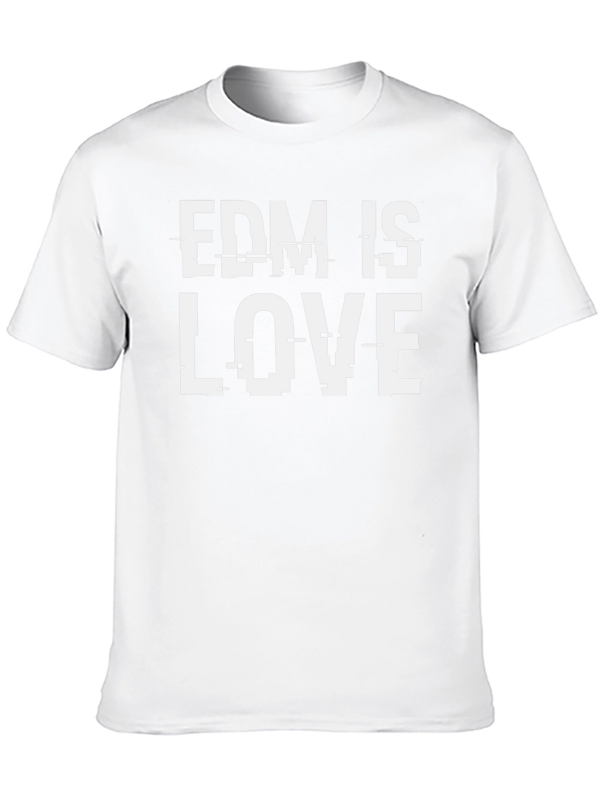 EDM is Love Black T-Shirt