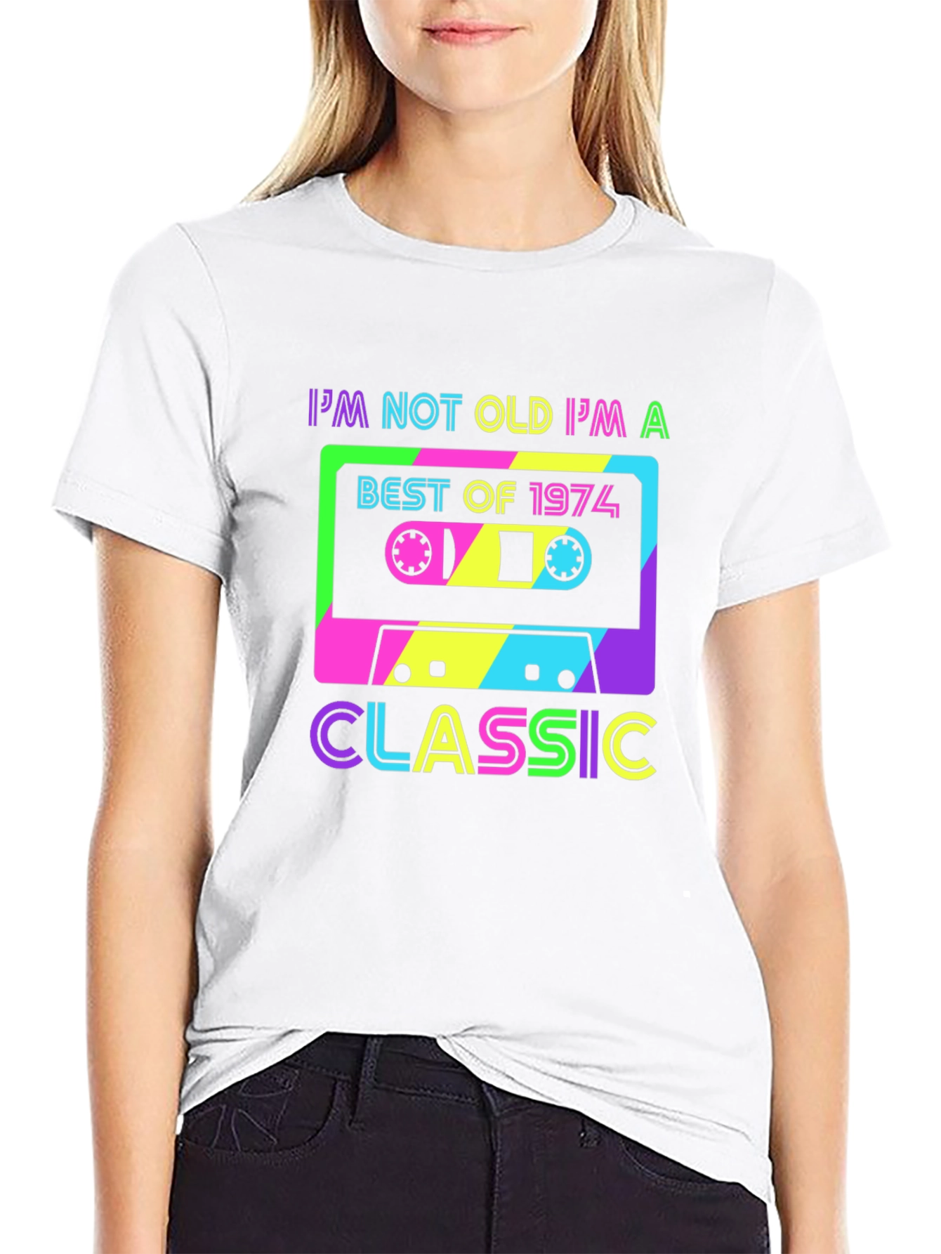 Retro 1974 Cassette Graphic T-Shirt