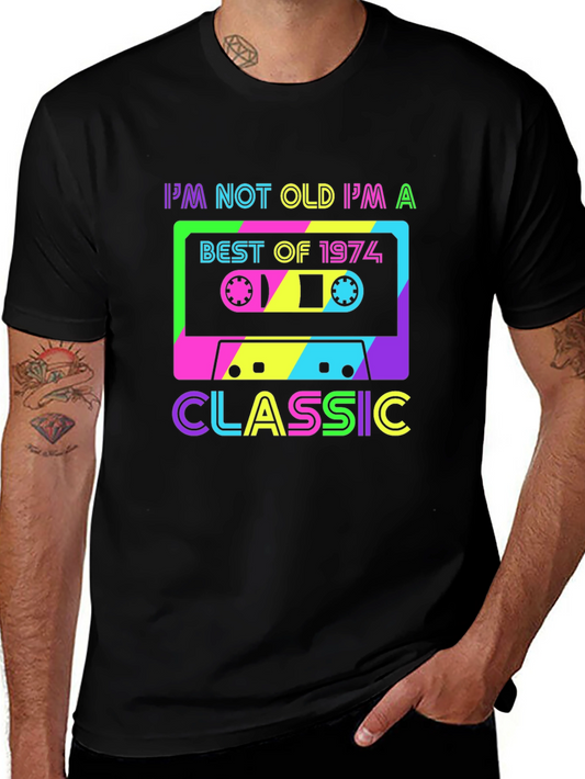Retro 1974 Cassette Graphic T-Shirt