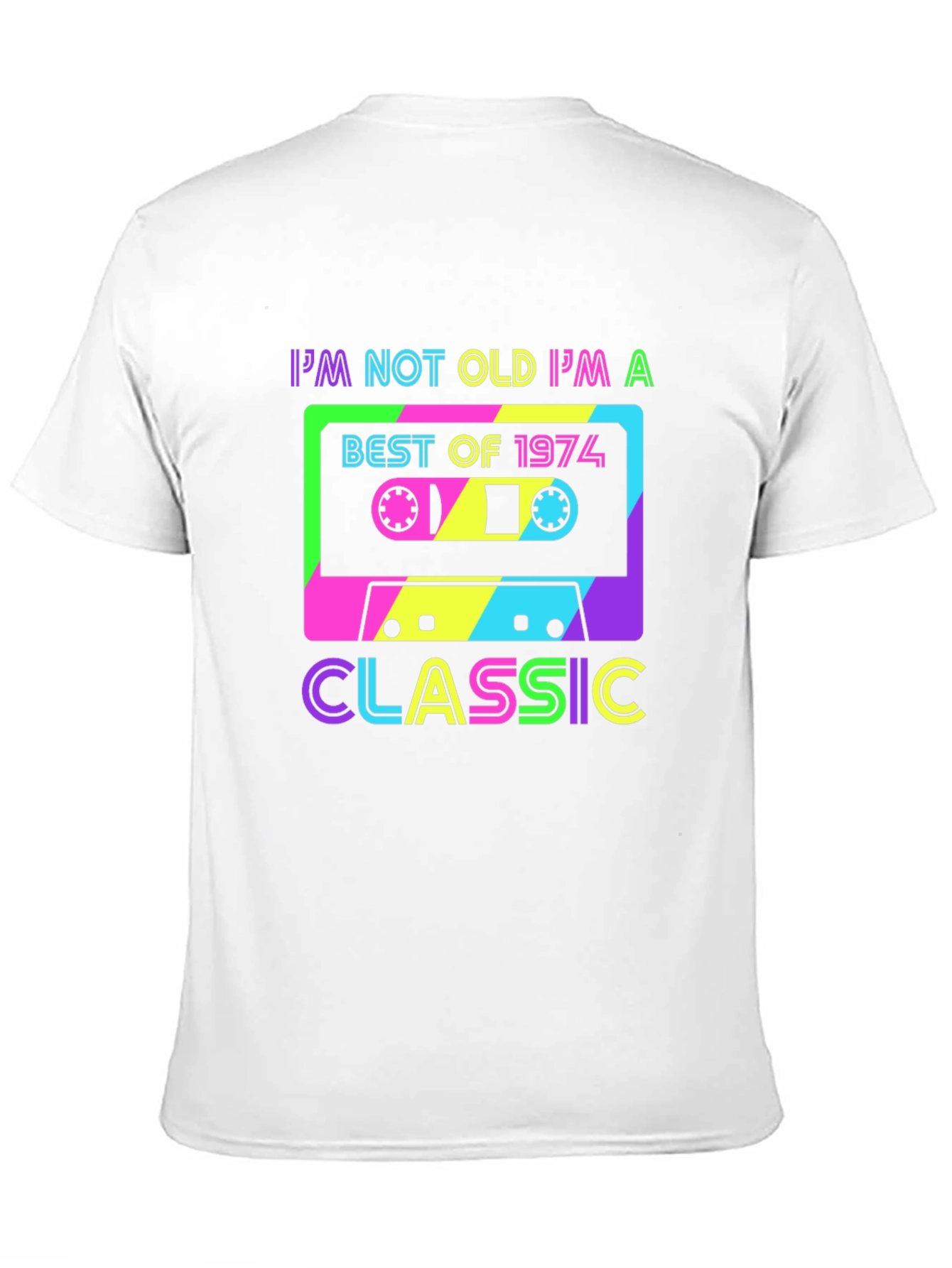 Retro 1974 Cassette Graphic T-Shirt