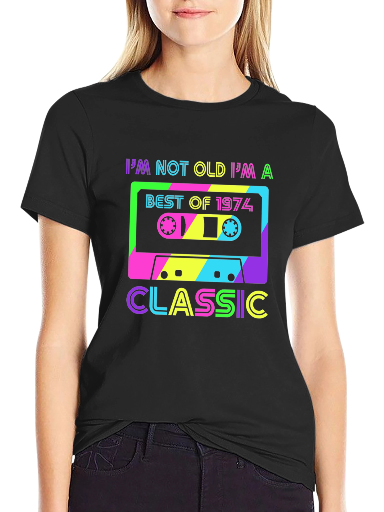 Retro 1974 Cassette Graphic T-Shirt