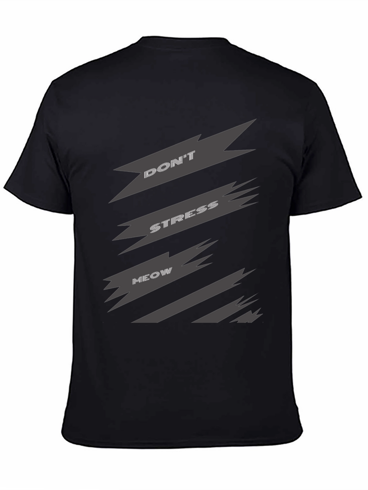 Dont Stress Meow Graphic Tee - Relaxed Fit