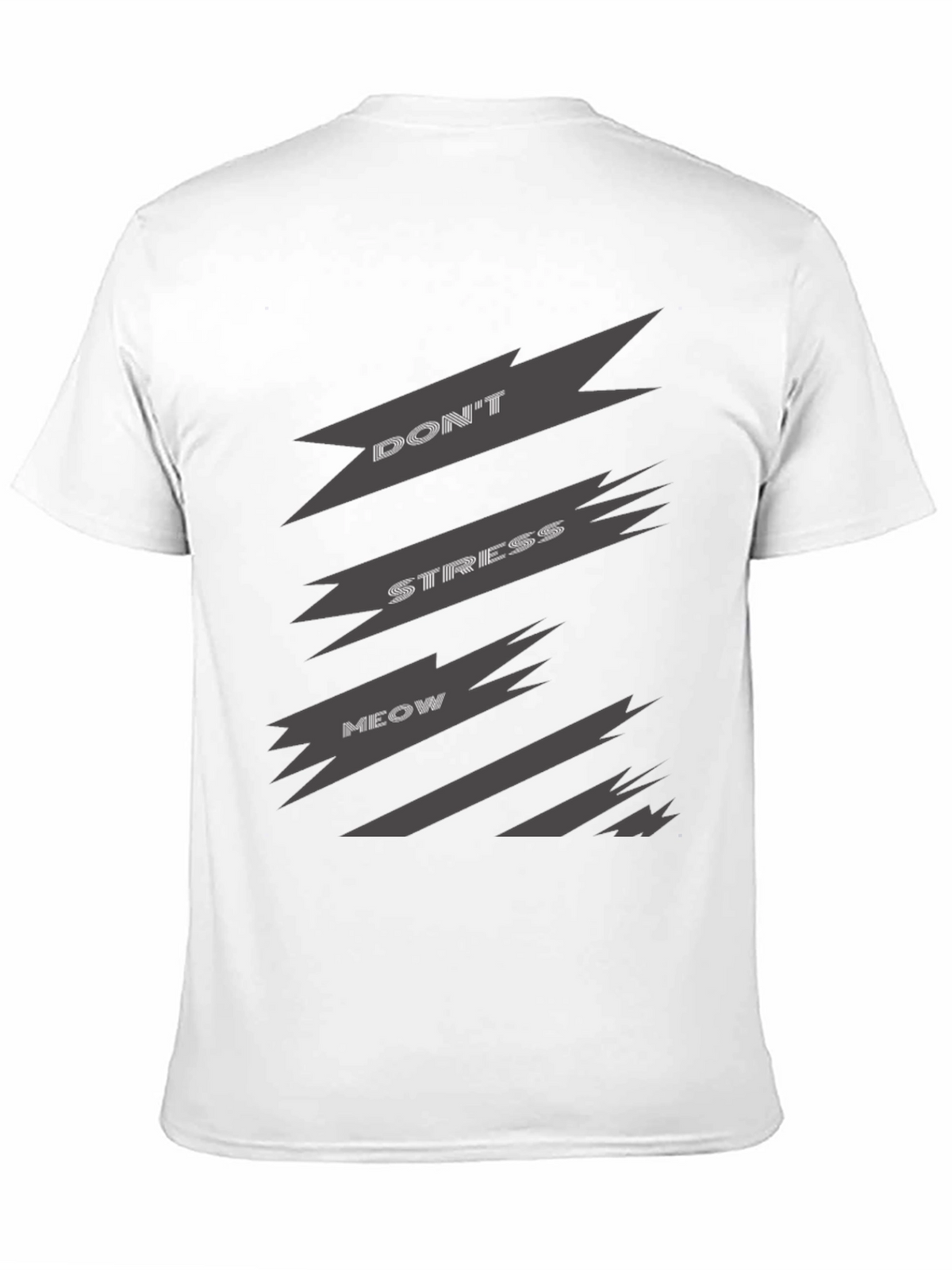 Dont Stress Meow Graphic Tee - Relaxed Fit