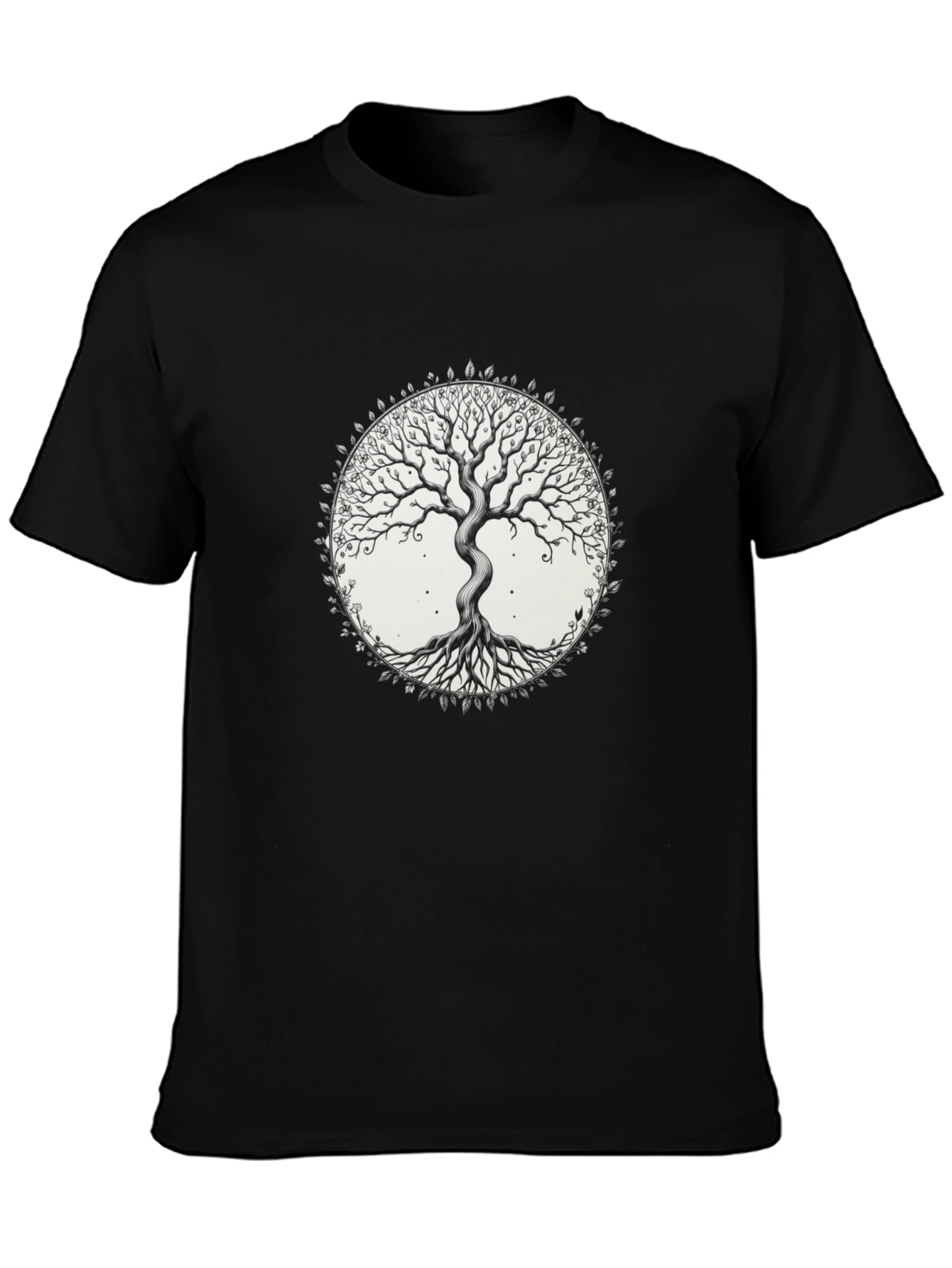 Tree of Life Graphic T-Shirt - Black