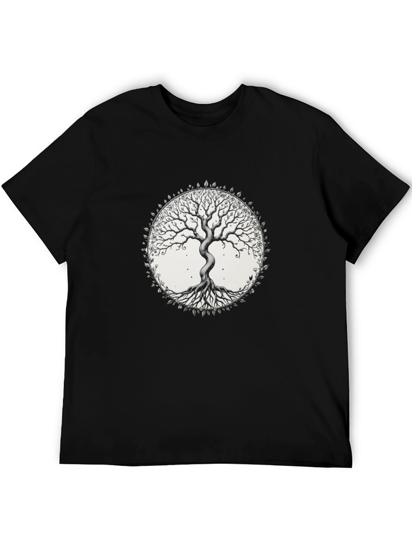 Tree of Life Graphic T-Shirt - Black