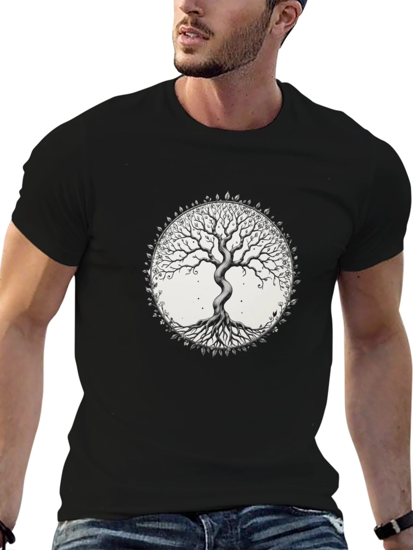 Tree of Life Graphic T-Shirt - Black