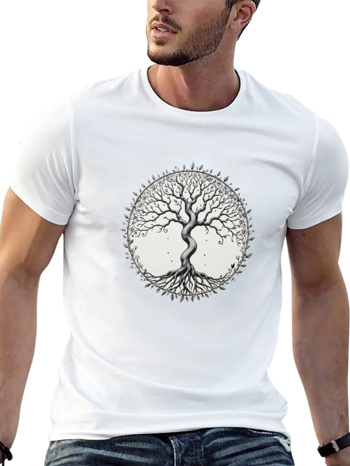 Tree of Life Graphic T-Shirt - Black