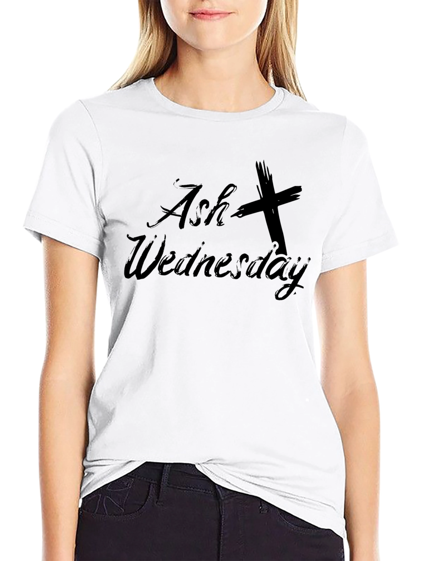 Ash Wednesday Graphic T-Shirt - Black