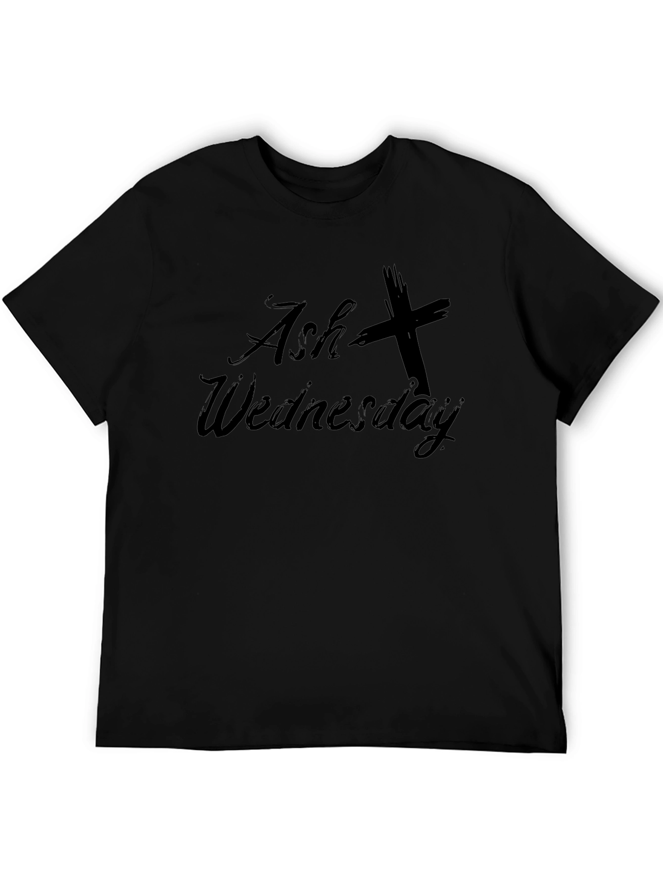 Ash Wednesday Graphic T-Shirt - Black