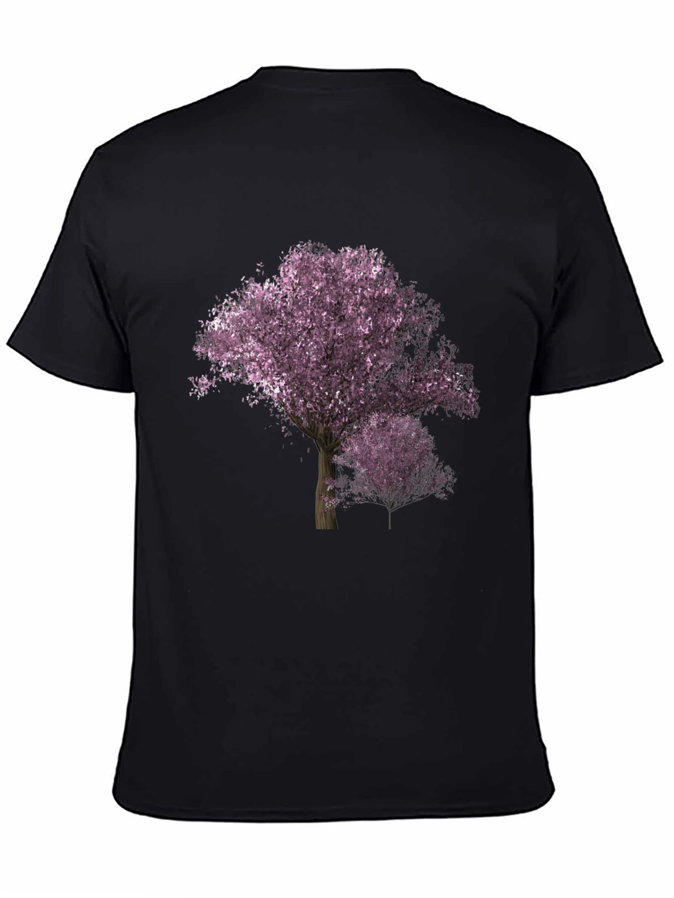 Blooming Tree Graphic Tee - Black