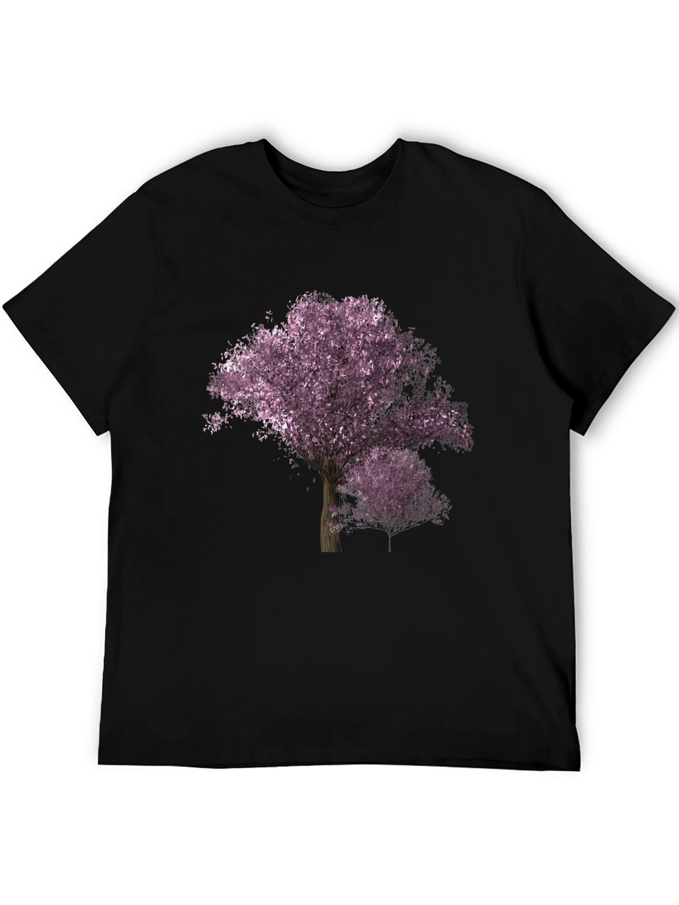 Blooming Tree Graphic Tee - Black