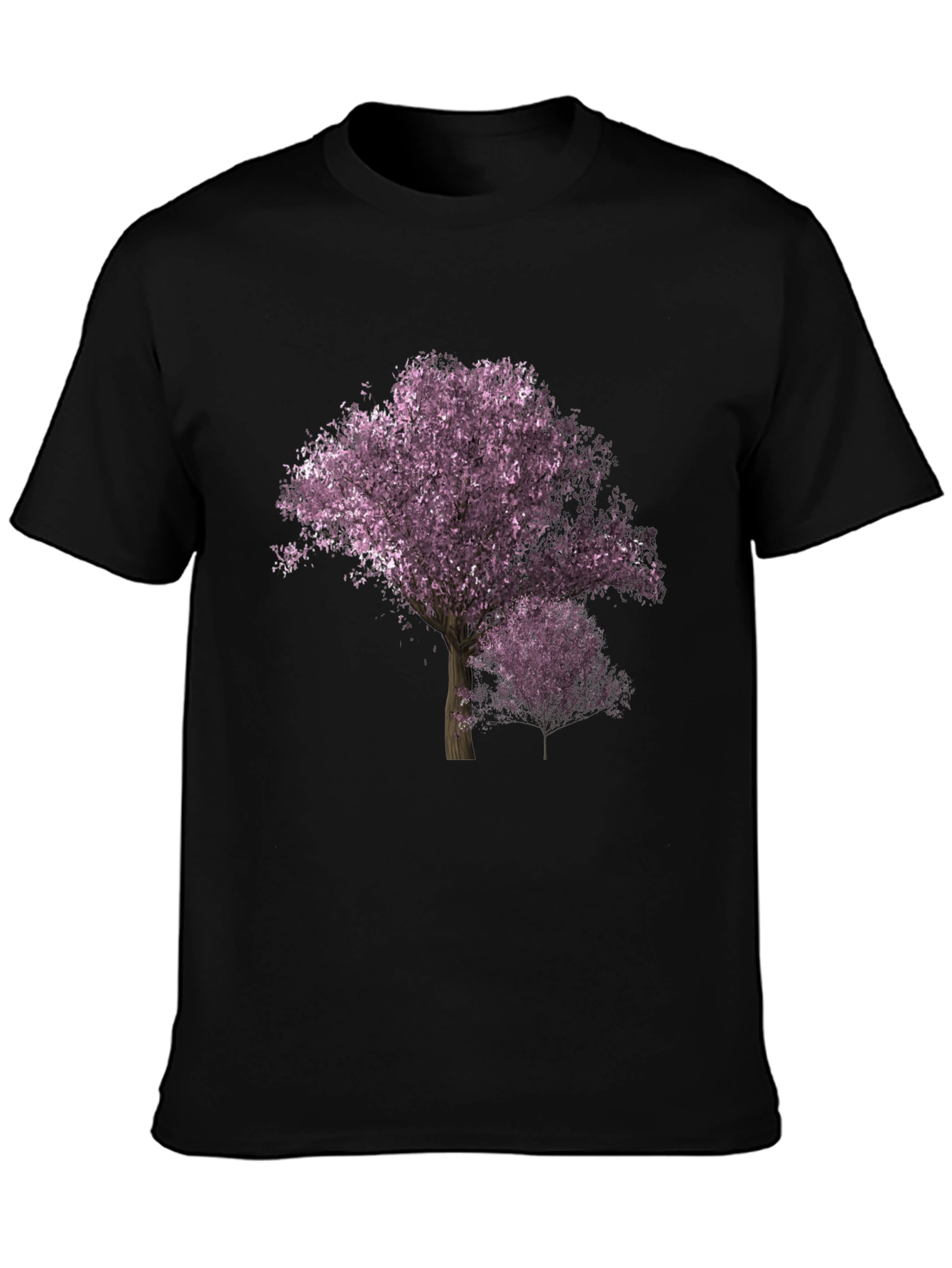 Blooming Tree Graphic Tee - Black