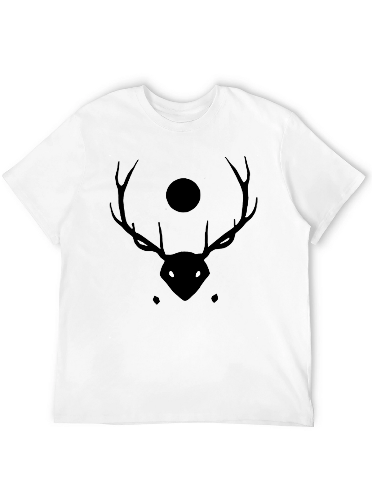 Mystic Deer Black T-Shirt - Stylish Graphic Tee