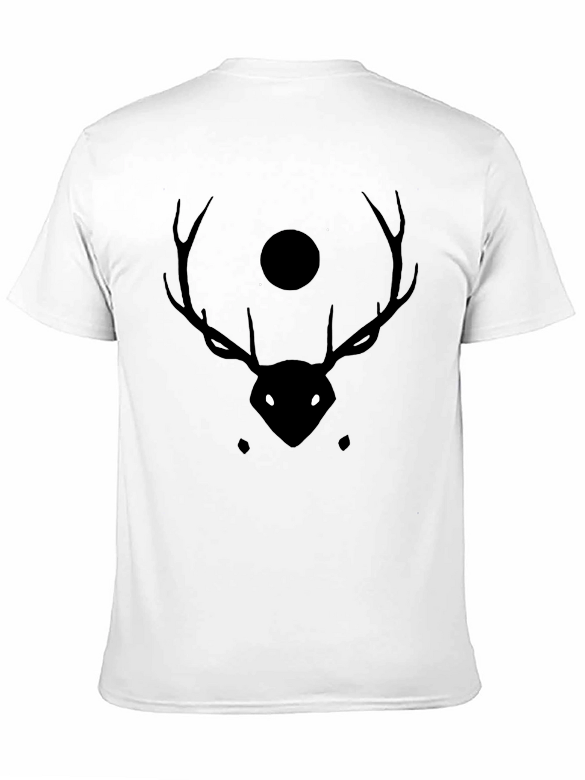 Mystic Deer Black T-Shirt - Stylish Graphic Tee
