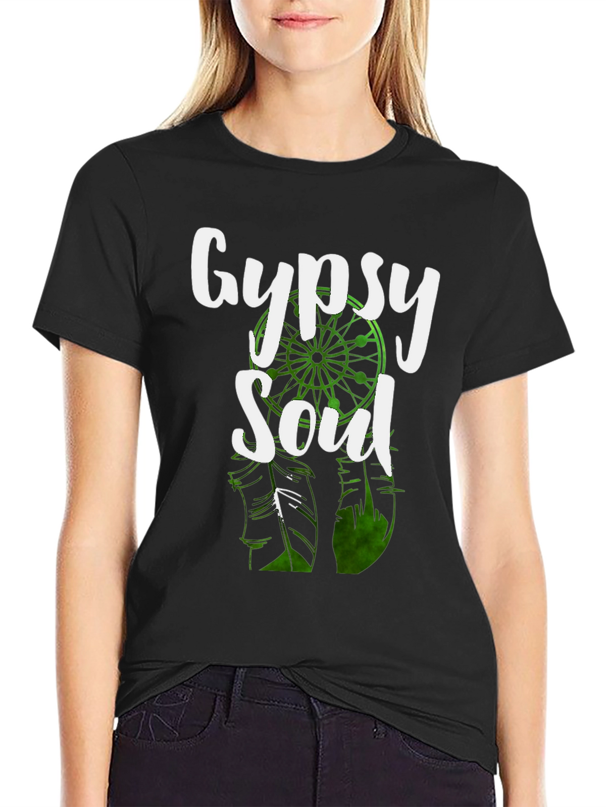 Gypsy Soul Dreamcatcher T-Shirt - Black