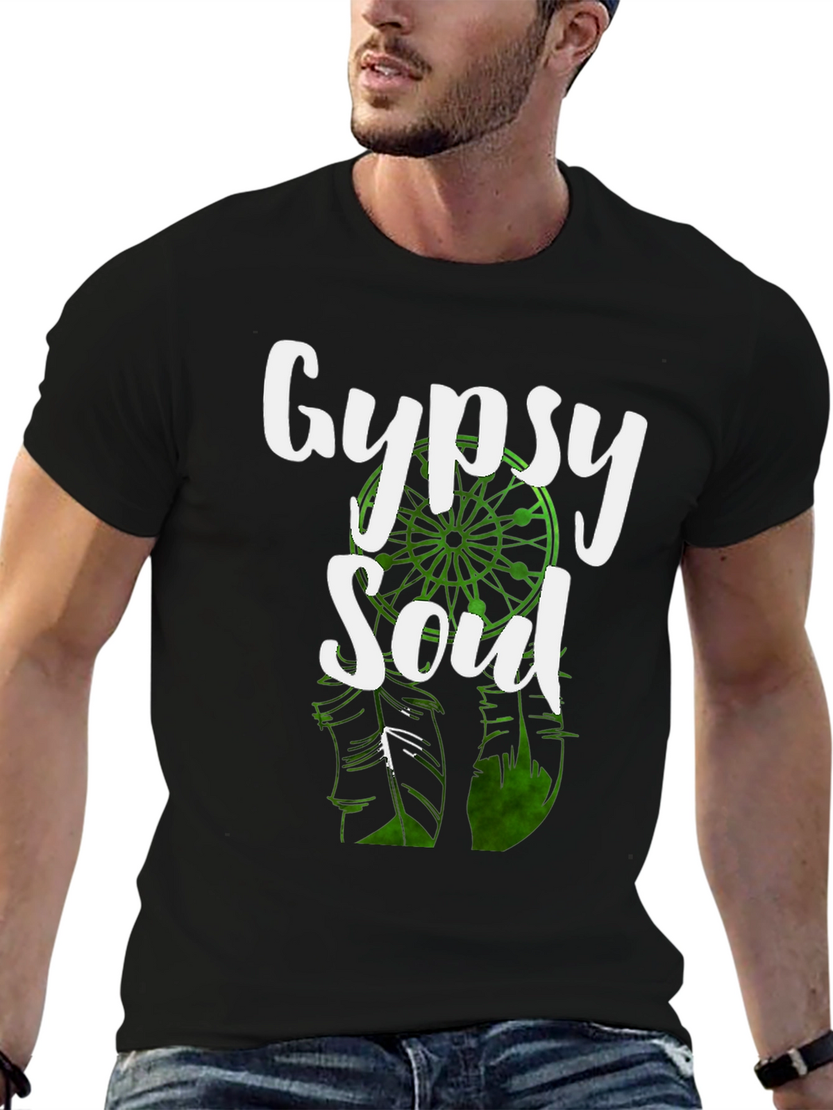 Gypsy Soul Dreamcatcher T-Shirt - Black