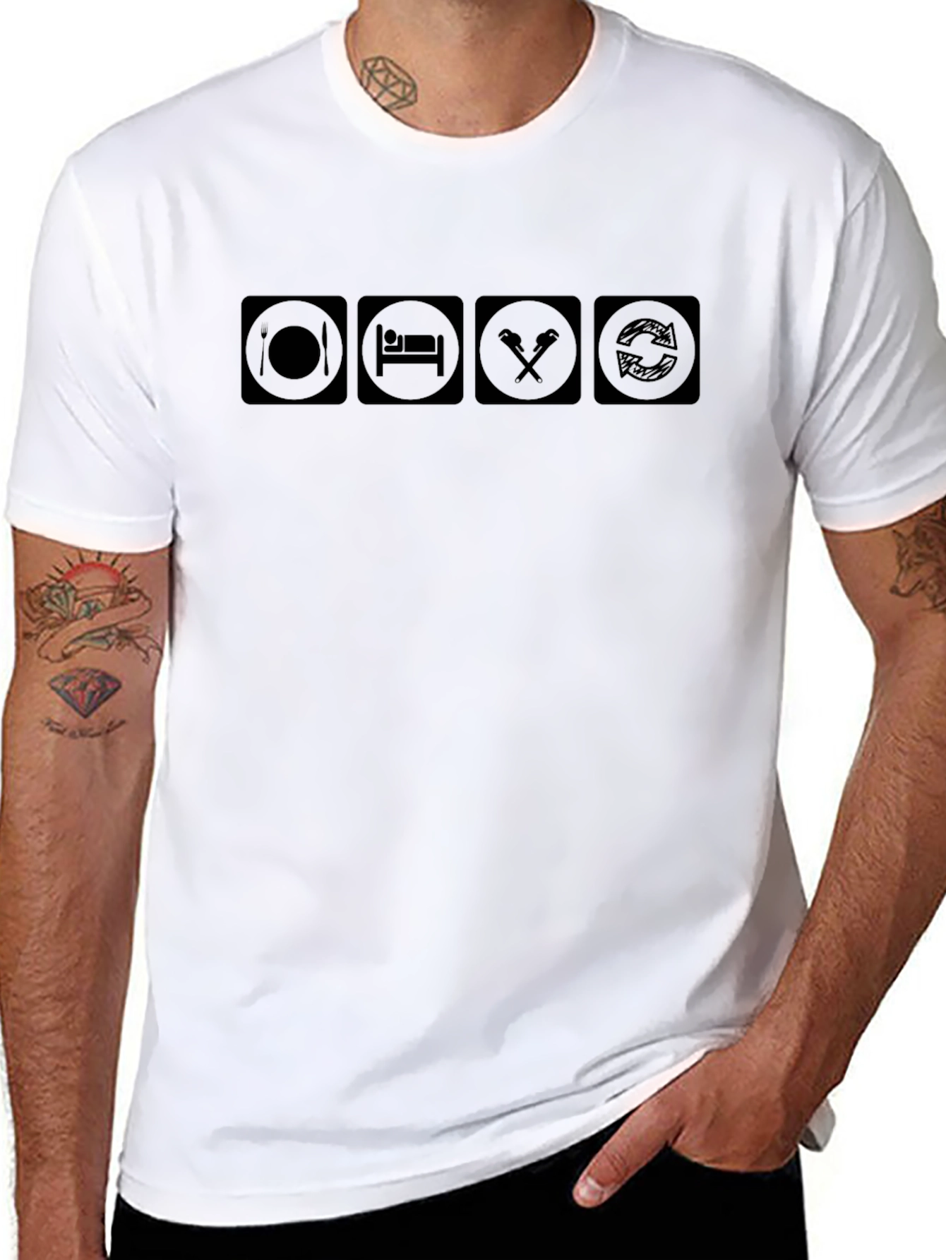Eat Sleep Climb Repeat Graphic Tee