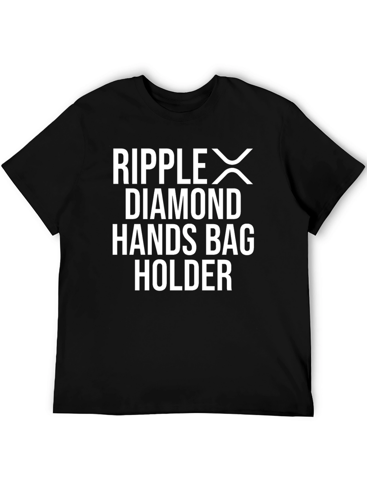 Ripple XRP Diamond Hands Bag Holder T-Shirt