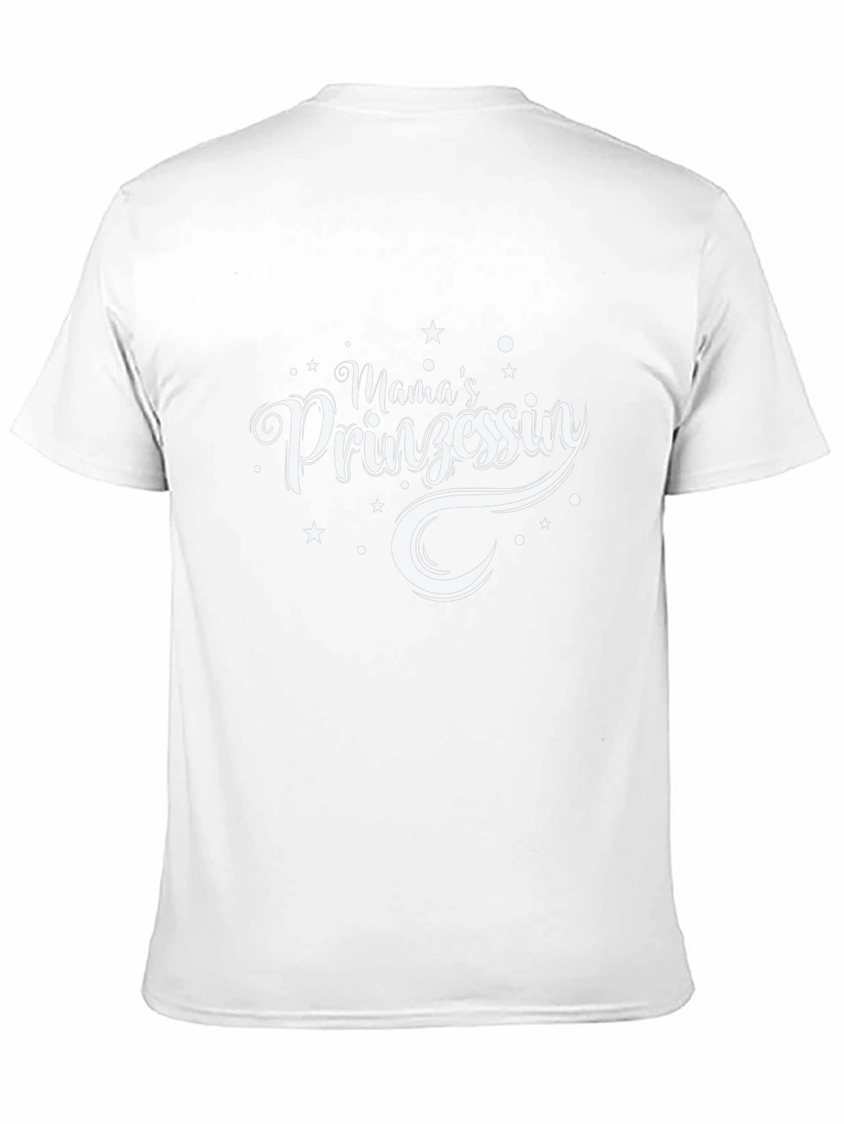 Mamas Prinzessin T-Shirt - Black Cotton Tee
