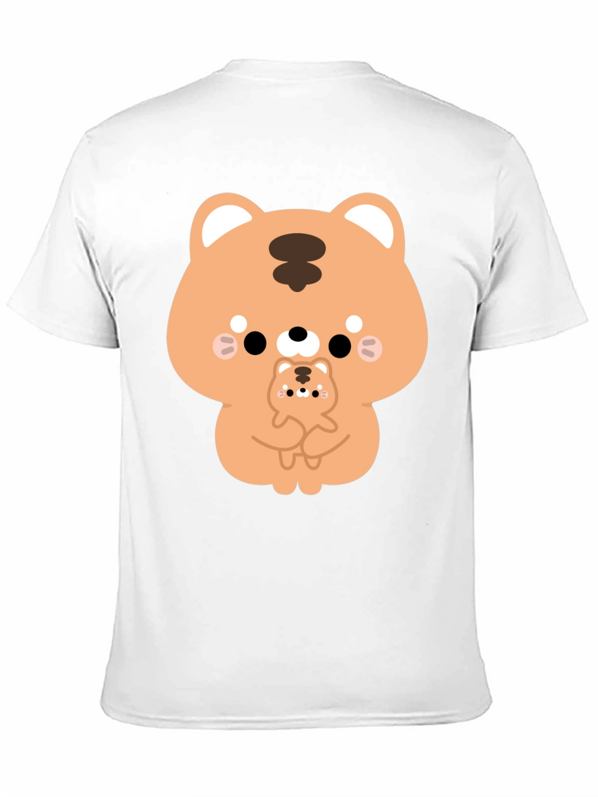 Cute Cartoon Tiger Graphic T-Shirt