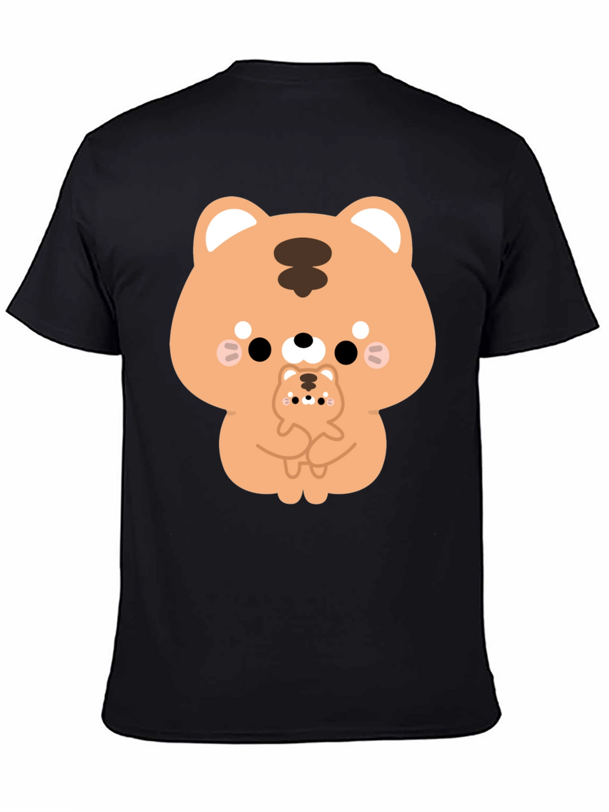 Cute Cartoon Tiger Graphic T-Shirt