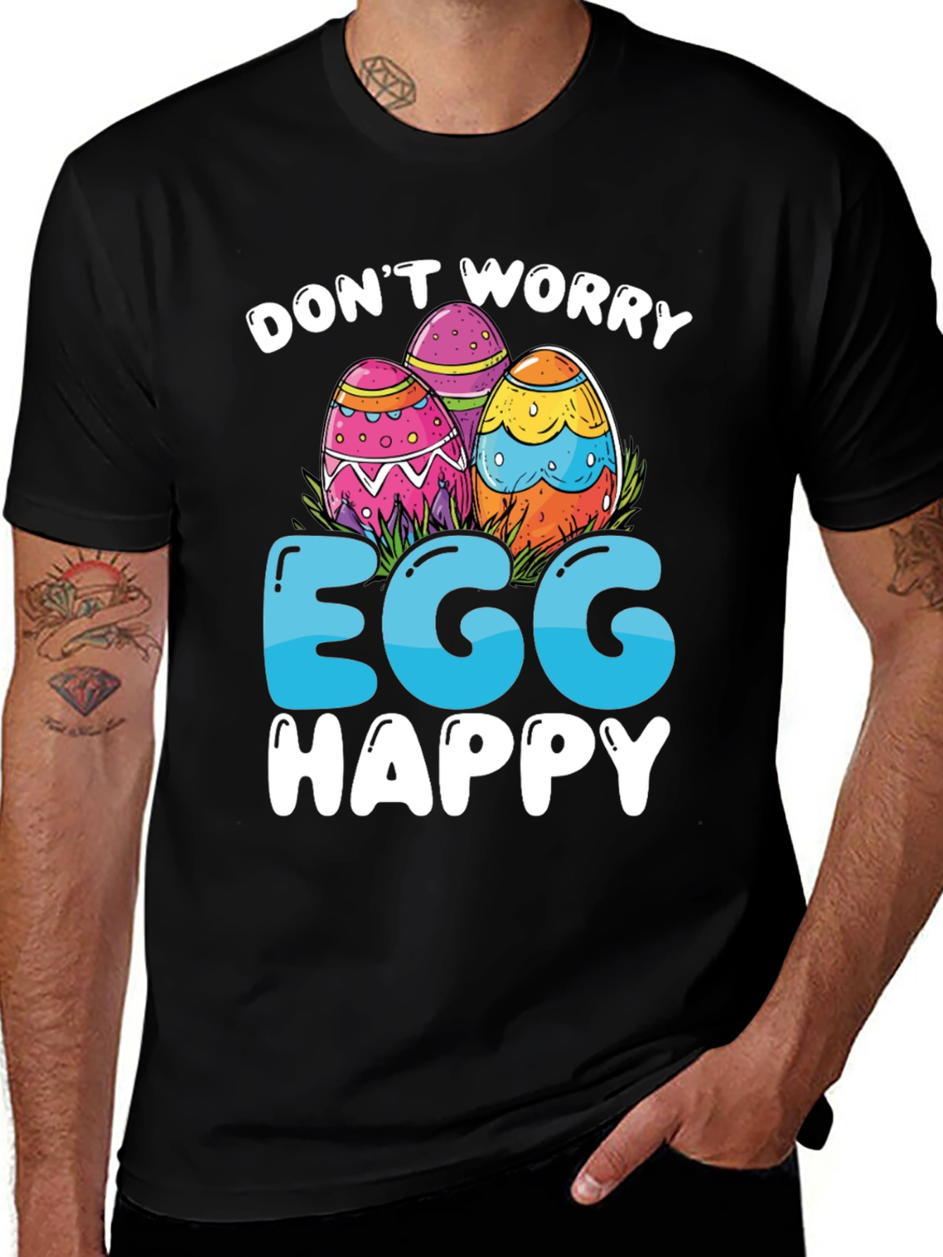Dont Worry Egg Happy Easter T-Shirt