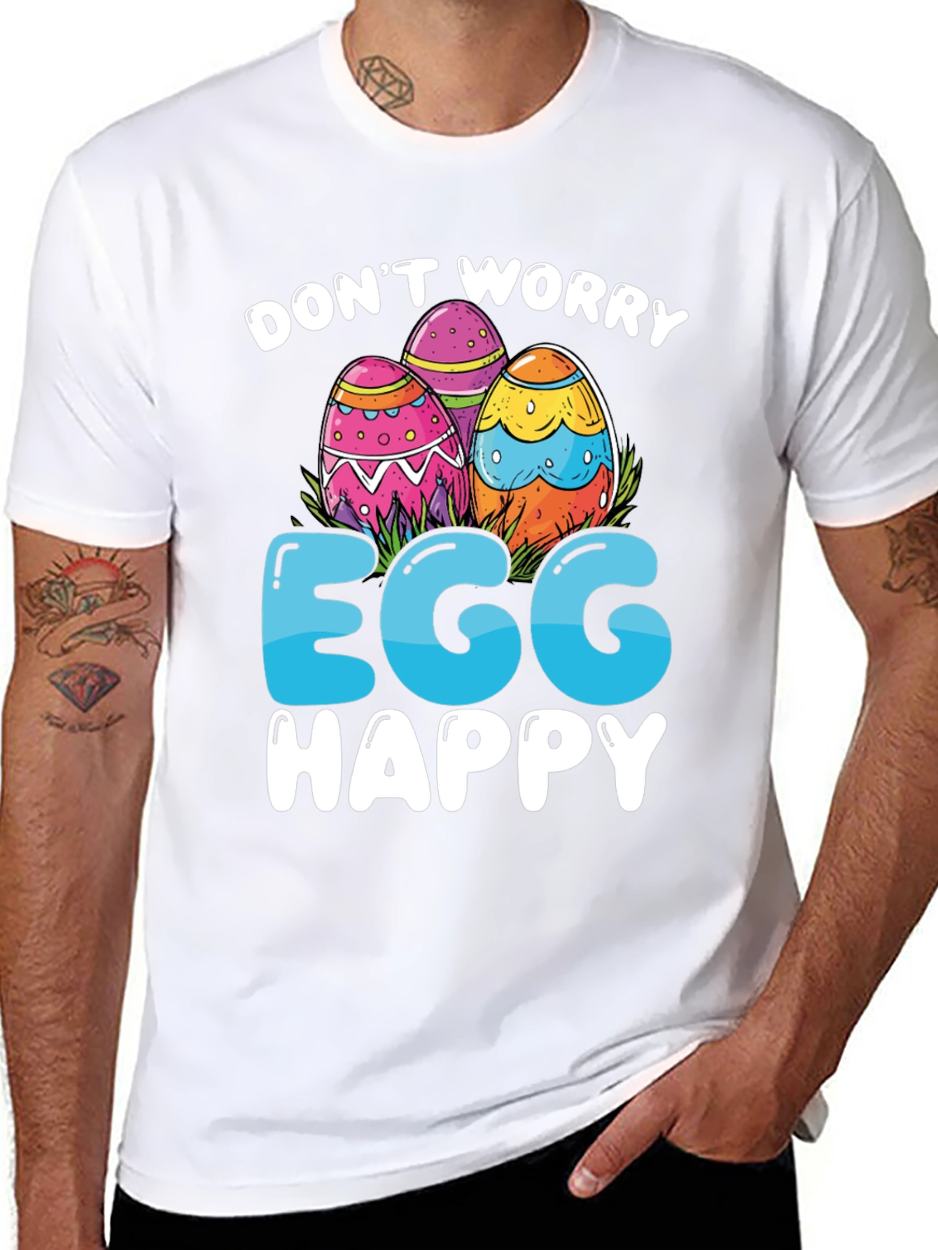 Dont Worry Egg Happy Easter T-Shirt
