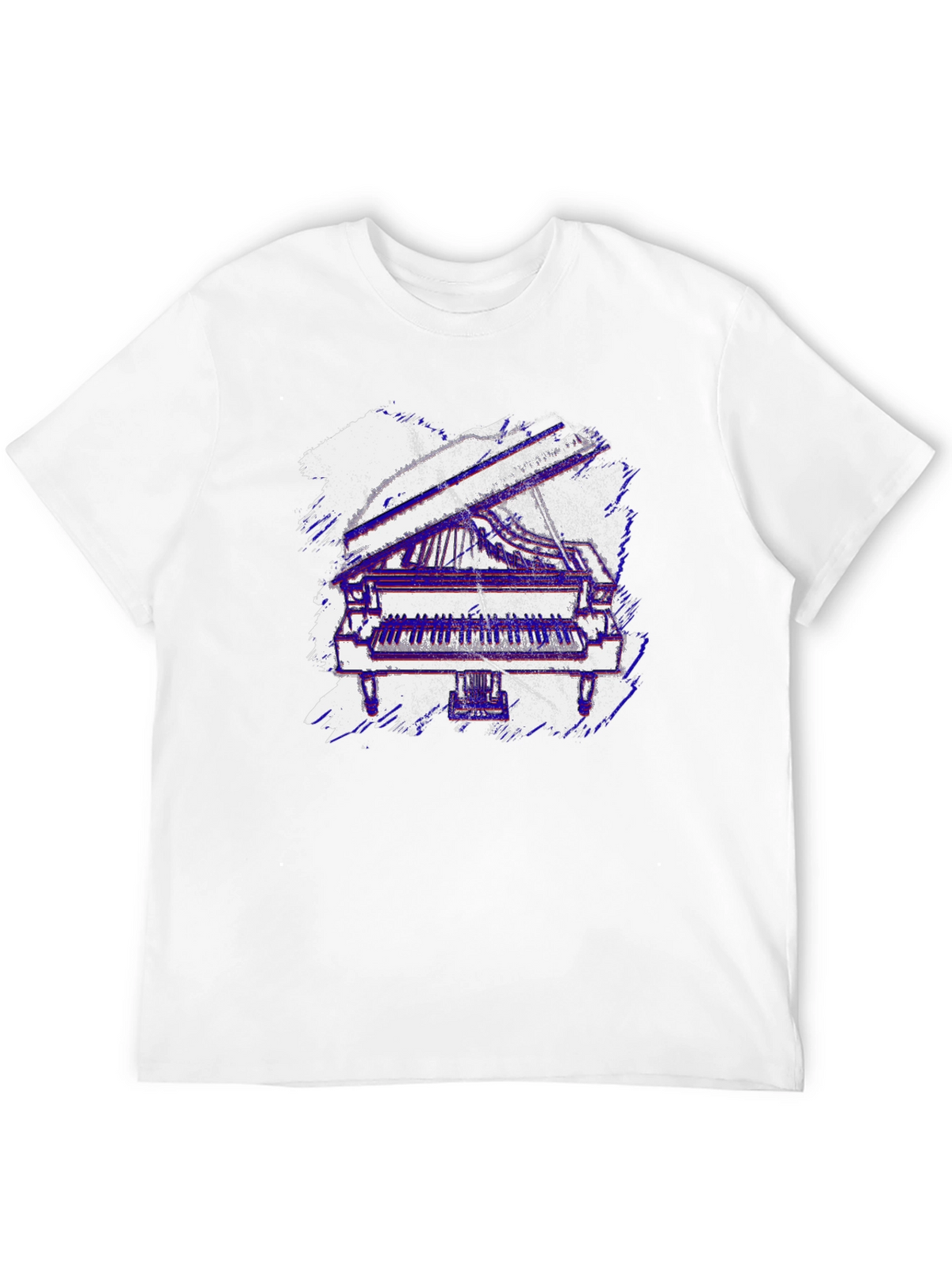 Piano Graphic Tee - Musicians Style