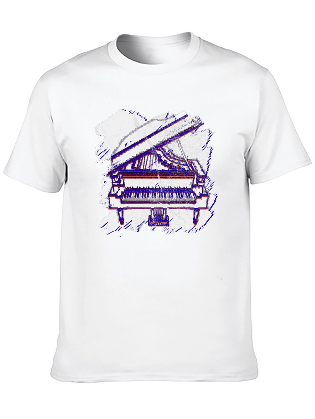 Piano Graphic Tee - Musicians Style