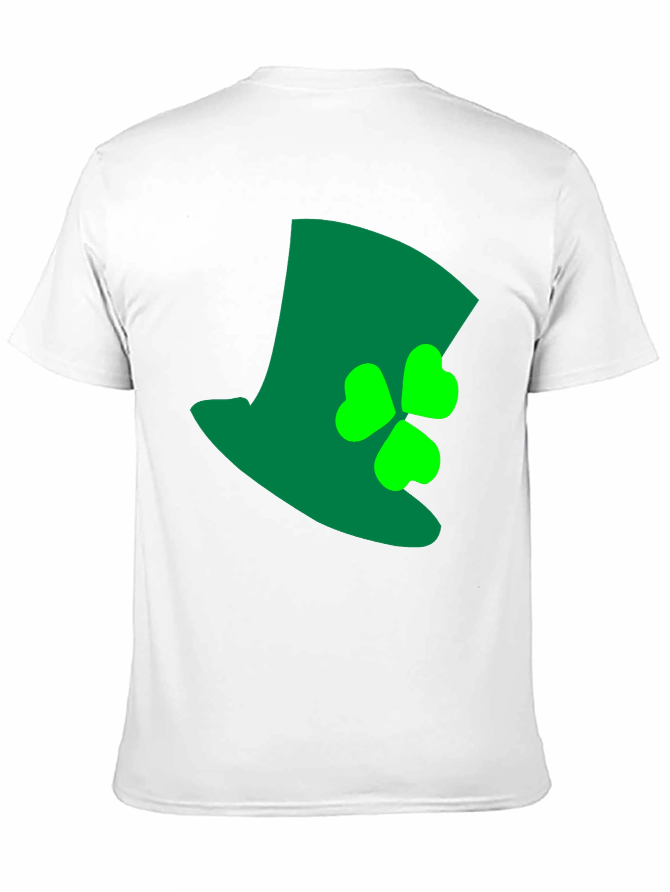 St. Patricks Day Top Hat Shamrock Graphic Tee