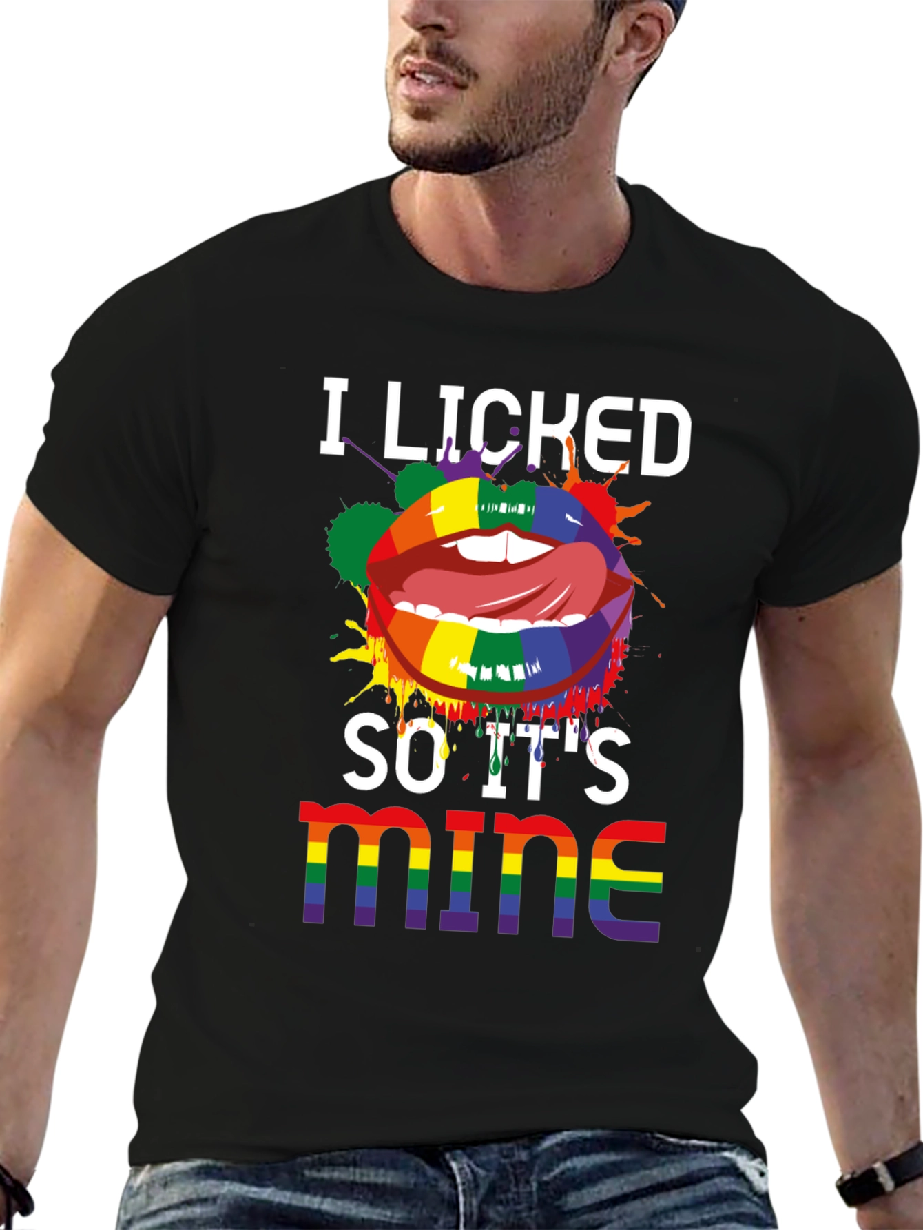 I Licked So Its Mine LGBTQ Pride T-Shirt