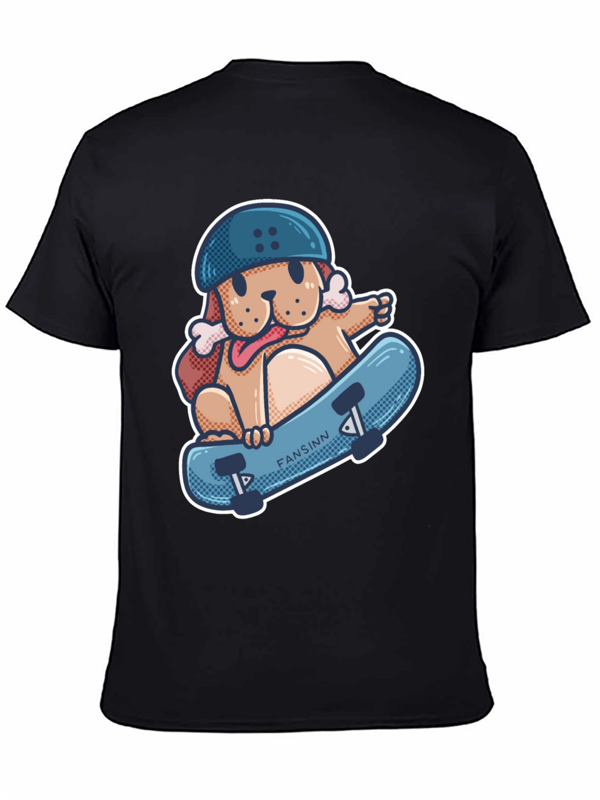 Dog Skateboard T-Shirt - Cool Graphic Tee