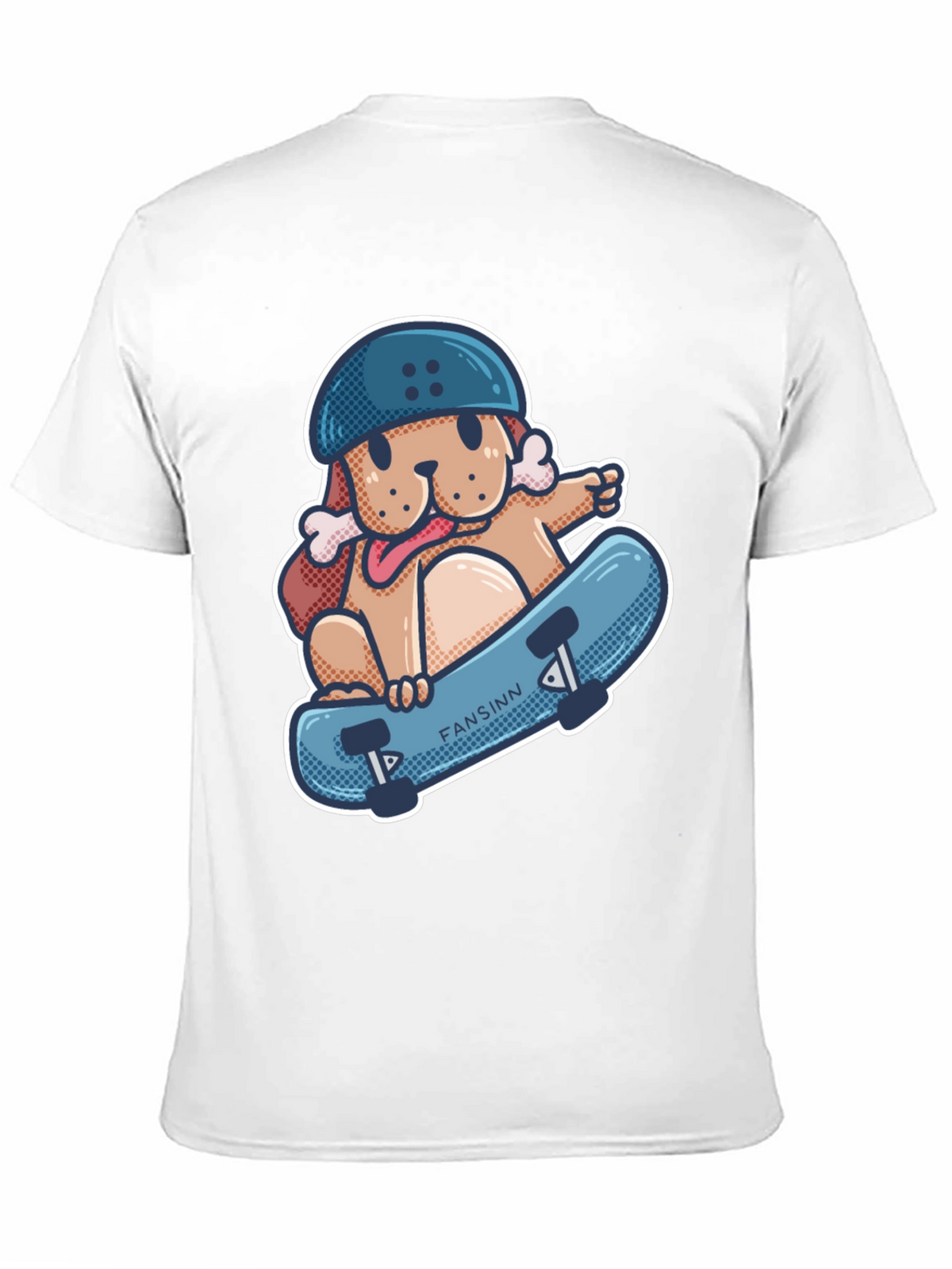 Dog Skateboard T-Shirt - Cool Graphic Tee