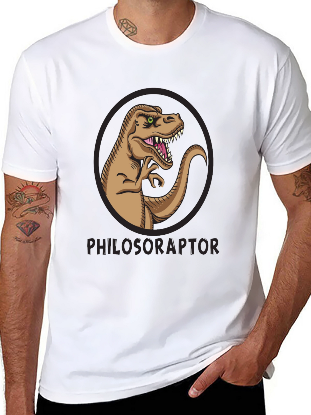 Philosoraptor T-Shirt - Funny Dinosaur Graphic Tee