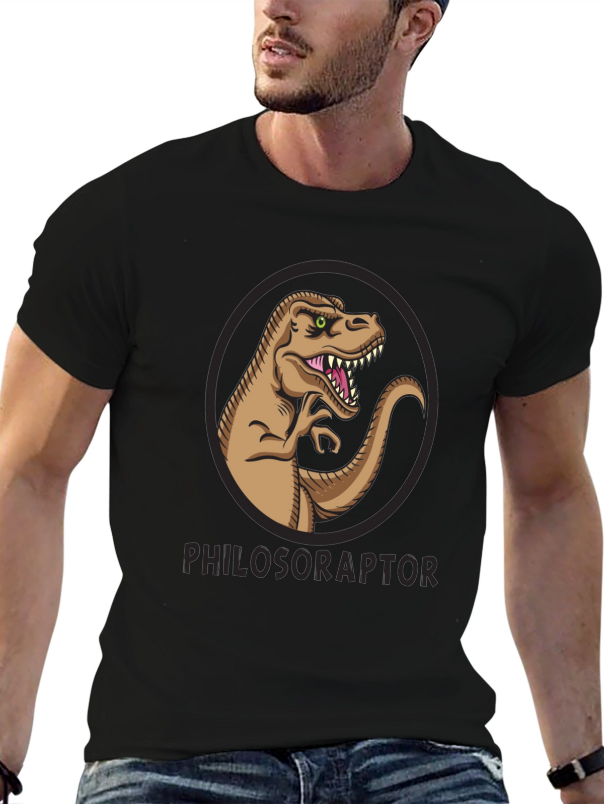 Philosoraptor T-Shirt - Funny Dinosaur Graphic Tee