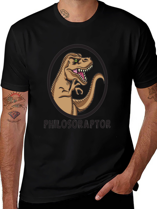 Philosoraptor T-Shirt - Funny Dinosaur Graphic Tee