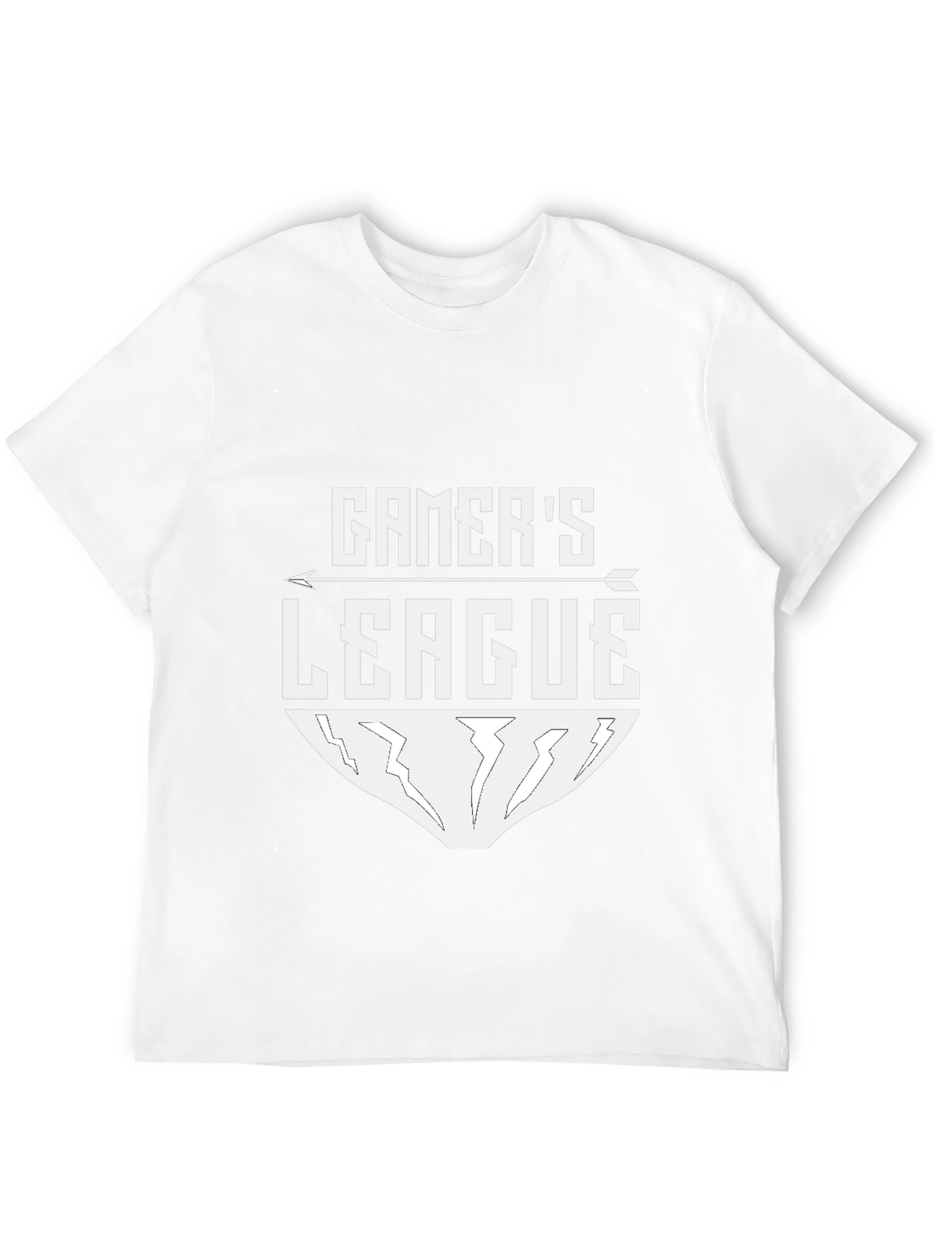 Gamers League Black Tee - Gaming Apparel