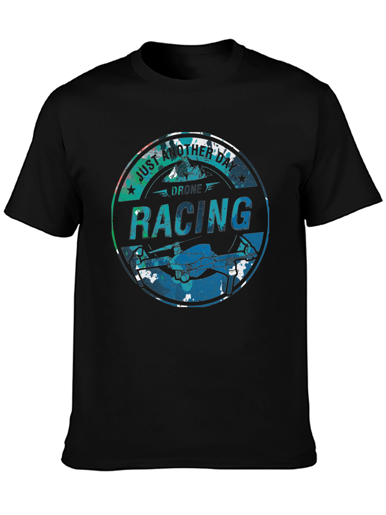 Drone Racing T-Shirt - Just Another Day Design