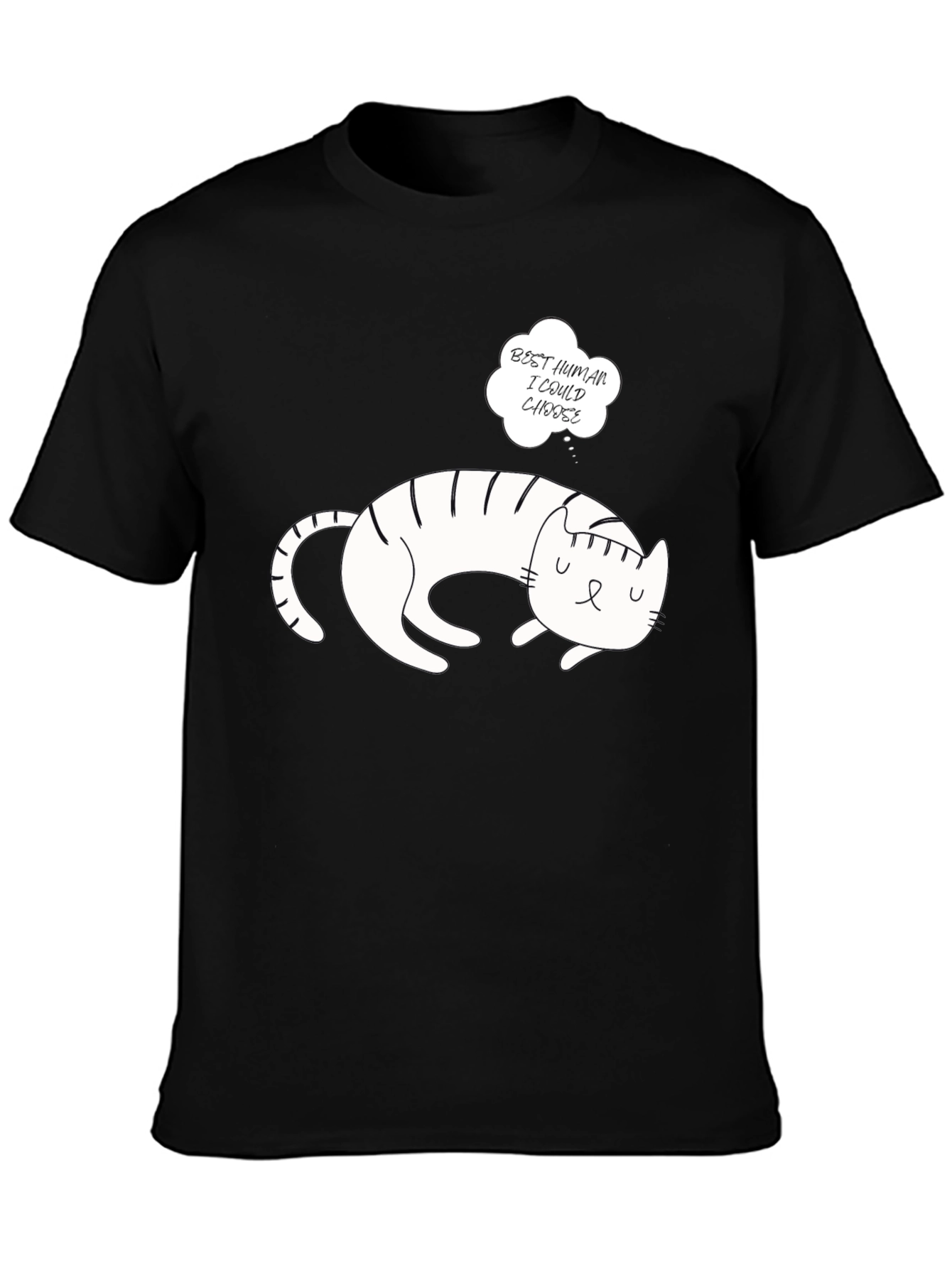 Cat Lover T-Shirt - Best Human I Could Choose