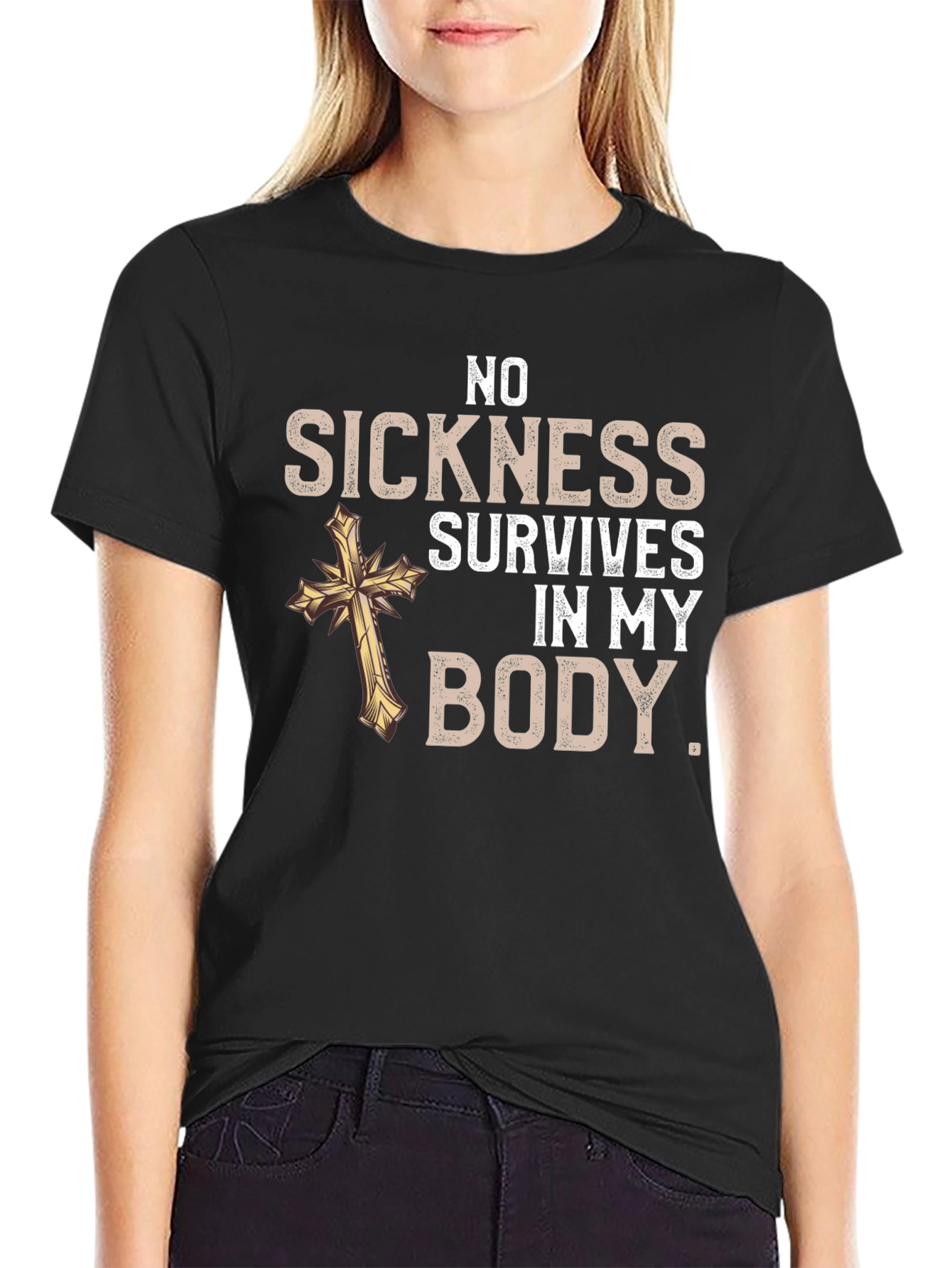 No Sickness Survives Christian T-Shirt
