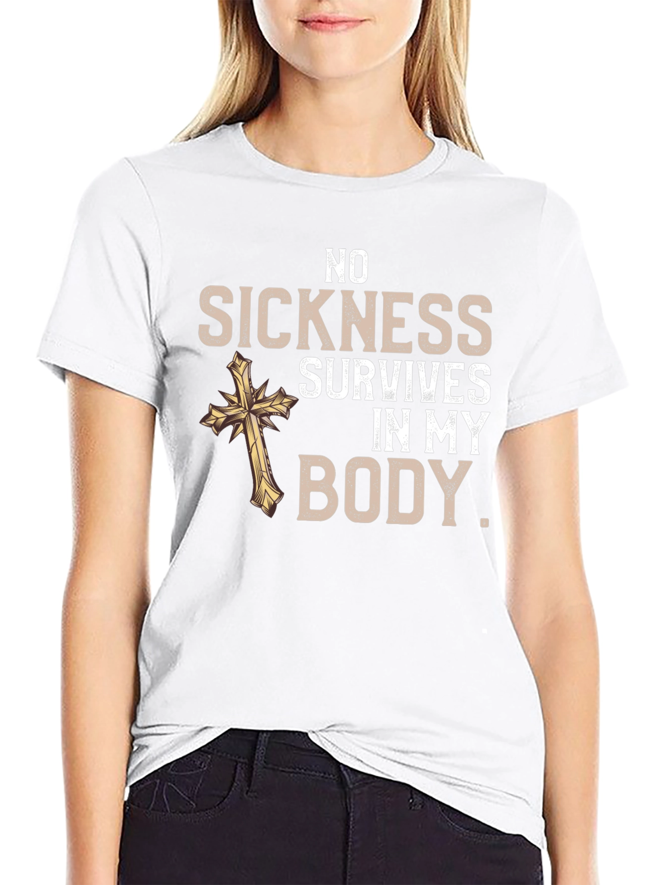 No Sickness Survives Christian T-Shirt