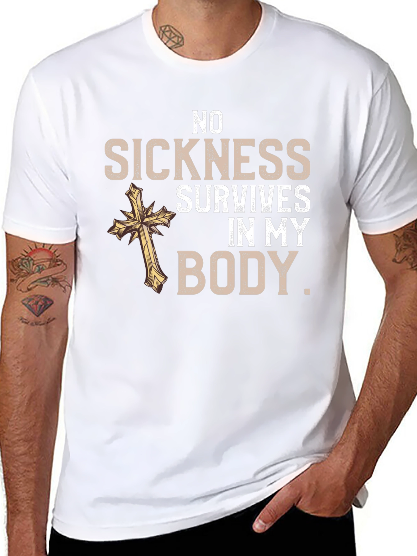 No Sickness Survives Christian T-Shirt